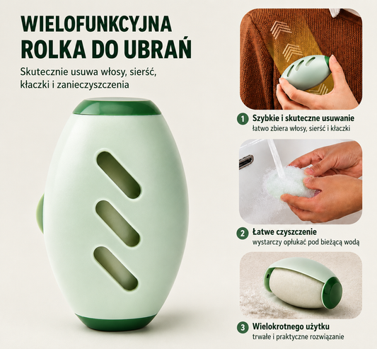 Rolka do ubrań bez wymiennych wkładów