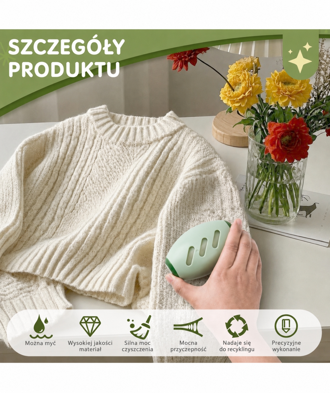 Rolka do ubrań bez wymiennych wkładów