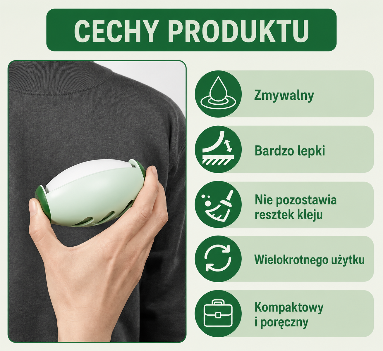 Rolka do ubrań bez wymiennych wkładów